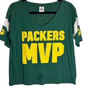Victoria’s Secret PINK‎ Green Bay Packers NFL T-shirt Size XS